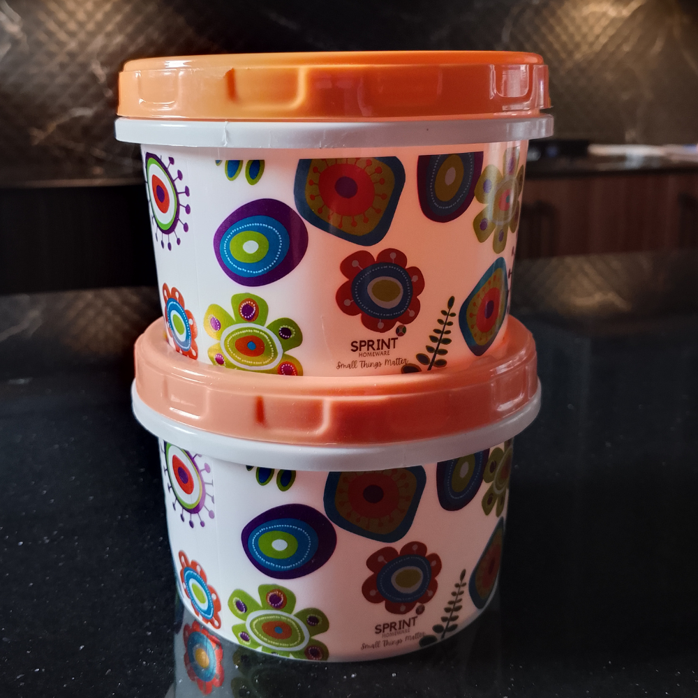 FOOD KEEPING MEDIUM PRINT 3PC